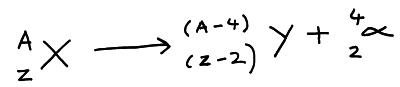 alpha decay equation