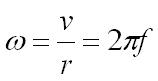 Angular Speed equation