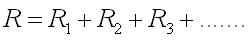 Resistors in series equation