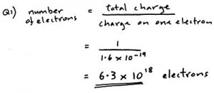 Charge, Current & Potential Difference